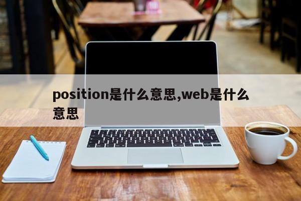 position是什么意思,web是什么意思